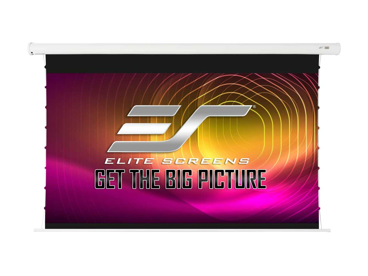 ELITE SCREENS 110 VMAX TAB TENSION 169 WHITE CASE ELITE SCREENS 110 VMAX TAB TENSION 169 WHITE CASE